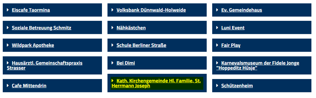 Orte D&uuml;nnwalder Musiknacht 2026